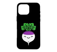 Custodia per iPhone 16 Pro Max Rapa vegetali divertenti alimenti alimentari semplice rapa
