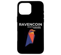 Custodia per iPhone 16 Pro Max Ravencoin RVN asset decentralizzato Blockchain