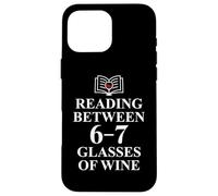 Custodia per iPhone 16 Pro Max Read Between the Wines 6 7 Reading 6-7 Just One More Chapter