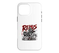 Custodia per iPhone 16 Pro Max Remus Guerriero Con Lupo Duo Fratres Una Urbs