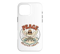 Custodia per iPhone 16 Pro Max Retro Gesù Angelo Ali Groovy Christian