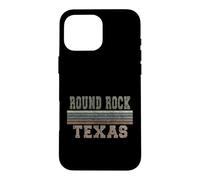 Custodia per iPhone 16 Pro Max Retrò Round Rock Texas