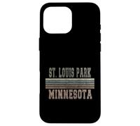 Custodia per iPhone 16 Pro Max Retro St. Louis Park Minnesota