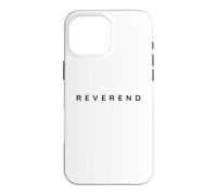 Custodia per iPhone 16 Pro Max Reverendo/Reverendo/Protestante/Protestanti Modern Font