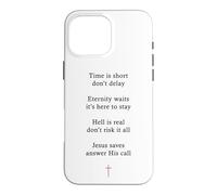 Custodia per iPhone 16 Pro Max Rhyming Evangelistic Gospel Message - Christian Faith Poem