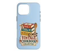 Custodia per iPhone 16 Pro Max Ricette preferite del collezionista di libri di cucina vintage
