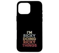Custodia per iPhone 16 Pro Max Ricky Name Ricky Personalized Name First Given