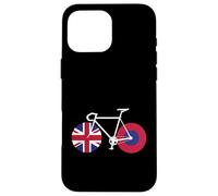 Custodia per iPhone 16 Pro Max RIDE UK, design per appassionati di ciclismo su strada e città