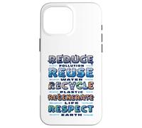 Custodia per iPhone 16 Pro Max Ridurre il riutilizzo Riciclare Educazione Ambientale In