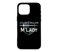 Custodia per iPhone 16 Pro Max Rinascimentale Faire Costume Signora Regalo Giostra