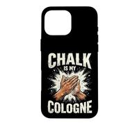 Custodia per iPhone 16 Pro Max Rock Climbing Climber Boulder Chalk Is My Colonia