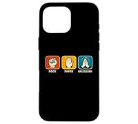Custodia per iPhone 16 Pro Max Rock Paper Alleluia Cristiana Fede Credente Gesù