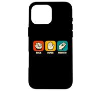 Custodia per iPhone 16 Pro Max Rock Paper Perfect Chef's Kiss Funny Restaurant Chef