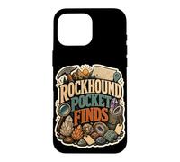 Custodia per iPhone 16 Pro Max Rockhound Pocket Finds umorismo geologia