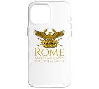 Custodia per iPhone 16 Pro Max Roma mi rende felice - SPQR Legionary Eagle - Storia Romana