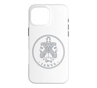 Custodia per iPhone 16 Pro Max Romano Dio delle Porte Antica Roma Mitologia Arte