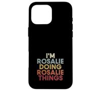 Custodia per iPhone 16 Pro Max Rosalie Name Rosalie Personalized Name First Given
