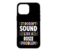 Custodia per iPhone 16 Pro Max ROSIE Personalized Women's Gift Custom ROSIE
