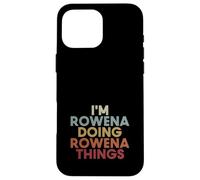 Custodia per iPhone 16 Pro Max Rowena Name Rowena Personalized Name First Given
