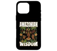 Custodia per iPhone 16 Pro Max SAGGEZZA AMAZZONICA Culture antiche Popoli indigeni Giungla