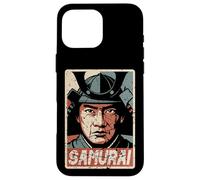 Custodia per iPhone 16 Pro Max Samurai giapponese Ukiyo-e Anime Retro Giappone Bushido Souvenir