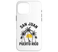 Custodia per iPhone 16 Pro Max San Juan Maglietta Souvenir sulla spiaggia Puerto Rico 2025 Vacanza