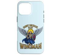 Custodia per iPhone 16 Pro Max San Michele Arcangelo è il mio Wingman Catholic Art St