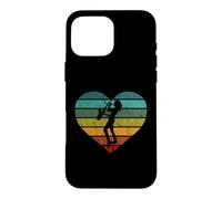 Custodia per iPhone 16 Pro Max Sassofonista Ska Jazz Swing Big Band per sassofono