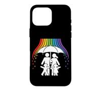 Custodia per iPhone 16 Pro Max Save Space - Ombrello protettivo arcobaleno, motivo: patrioti
