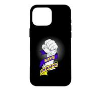 Custodia per iPhone 16 Pro Max Save Ukraine - Stop Russia - Stop alla guerra in Ucraina
