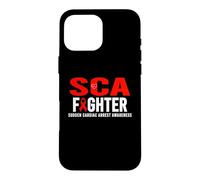 Custodia per iPhone 16 Pro Max SCA Awareness Fighter - Consapevolezza improvvisa dell'arresto cardiaco