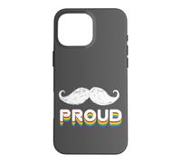 Custodia per iPhone 16 Pro Max Schnauzer CSD tolleranza libertà amore rispetto orgoglio LBGTQ+