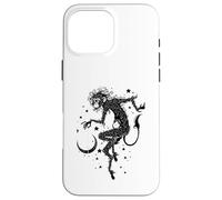 Custodia per iPhone 16 Pro Max Scimmia Mistica Notte Luna Crescente