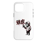 Custodia per iPhone 16 Pro Max Scimmia Spruzzare Graffiti Art