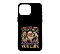 Custodia per iPhone 16 Pro Max Scusa ma Babbo Natale non fa i giocattoli che ti piacciono
