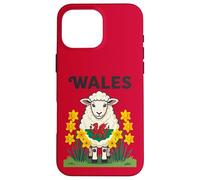 Custodia per iPhone 16 Pro Max Sheep Support Galles St Davids Day Design
