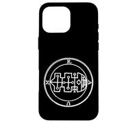 Custodia per iPhone 16 Pro Max Sigillo di Raum Goetia Sigillo Talismano Cerchio Demone