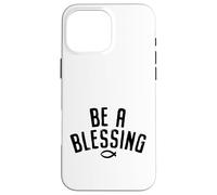 Custodia per iPhone 16 Pro Max Sii una benedizione, atleta cristiano, coraggioso, cristiano
