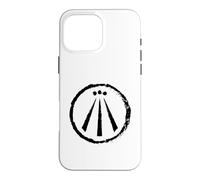 Custodia per iPhone 16 Pro Max Simbolo celtico wiccan pagano di Awen druido