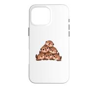 Custodia per iPhone 16 Pro Max Simpatico design a fumetti con lontra amici