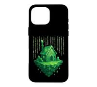Custodia per iPhone 16 Pro Max Sintetizzatore del Tempio Pixel di Witch House