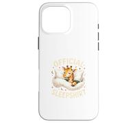 Custodia per iPhone 16 Pro Max Sleepshirt ufficiale Cute Baby Giraffe Cozy