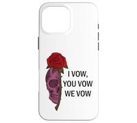 Custodia per iPhone 16 Pro Max Smutty Book Merch I Vow You Vow We Vow Sign Dark Romance