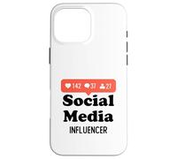 Custodia per iPhone 16 Pro Max Social Media Influencer Semplice Costume di Halloween Sogno Lavoro