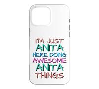 Custodia per iPhone 16 Pro Max Solo Anita Fare Impressionante Anita Cose Divertente