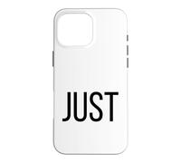 Custodia per iPhone 16 Pro Max Solo una parola aggettivo semplice costume di Halloween