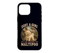 Custodia per iPhone 16 Pro Max Solo Una Ragazza Che Ama Il Suo Cane Maltipoo Mamma Doodle