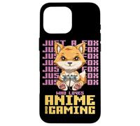 Custodia per iPhone 16 Pro Max Solo Una Volpe Che Ama Gli Anime E I Videogiochi