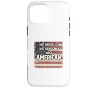 Custodia per iPhone 16 Pro Max Solo valori paziotici americani, non repubblicani o democratici