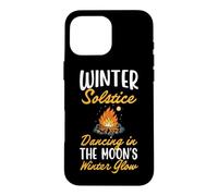 Custodia per iPhone 16 Pro Max Solstizio d'inverno che balla nel bagliore invernale della luna